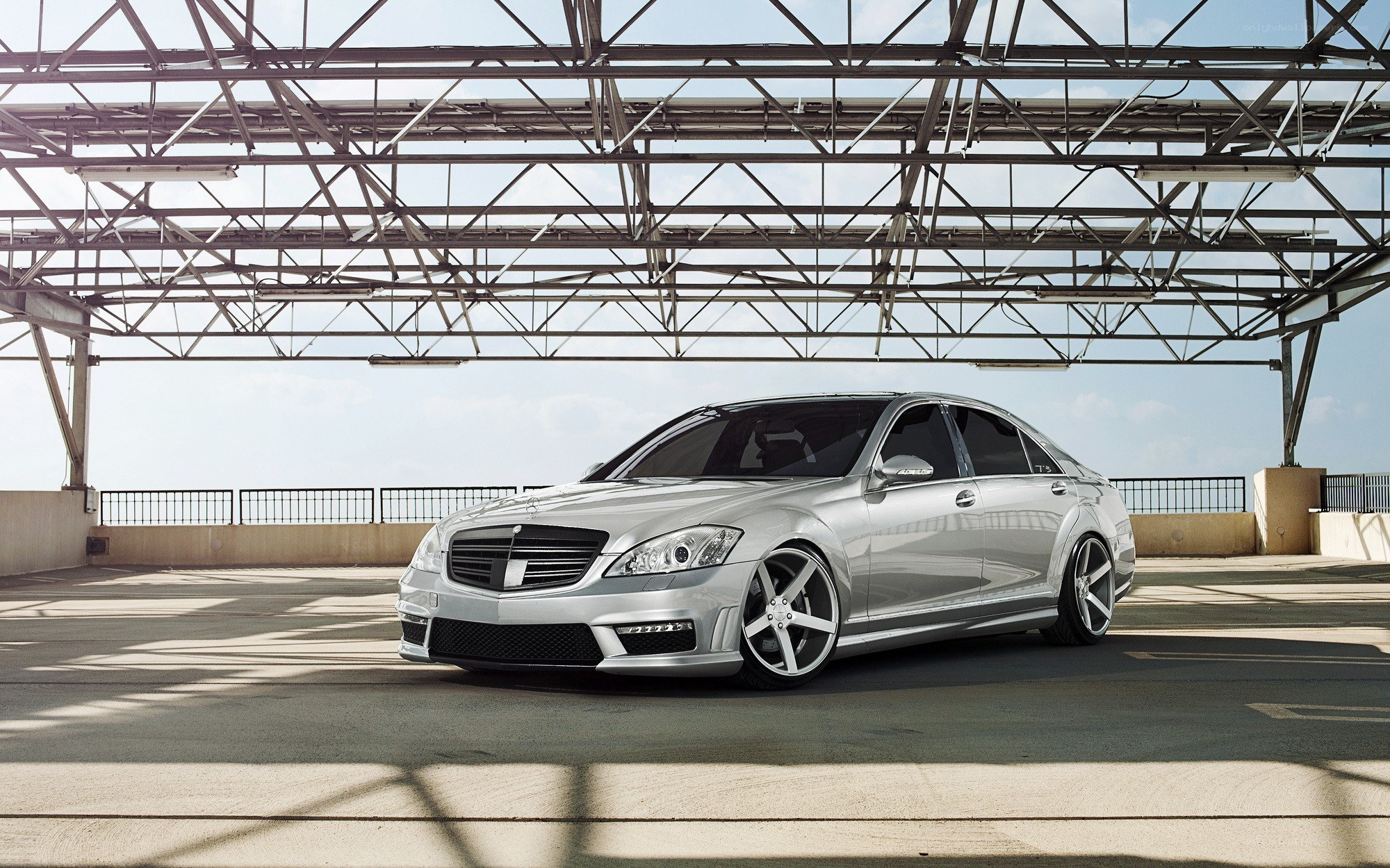 Silver Mercedes-Benz S-Class