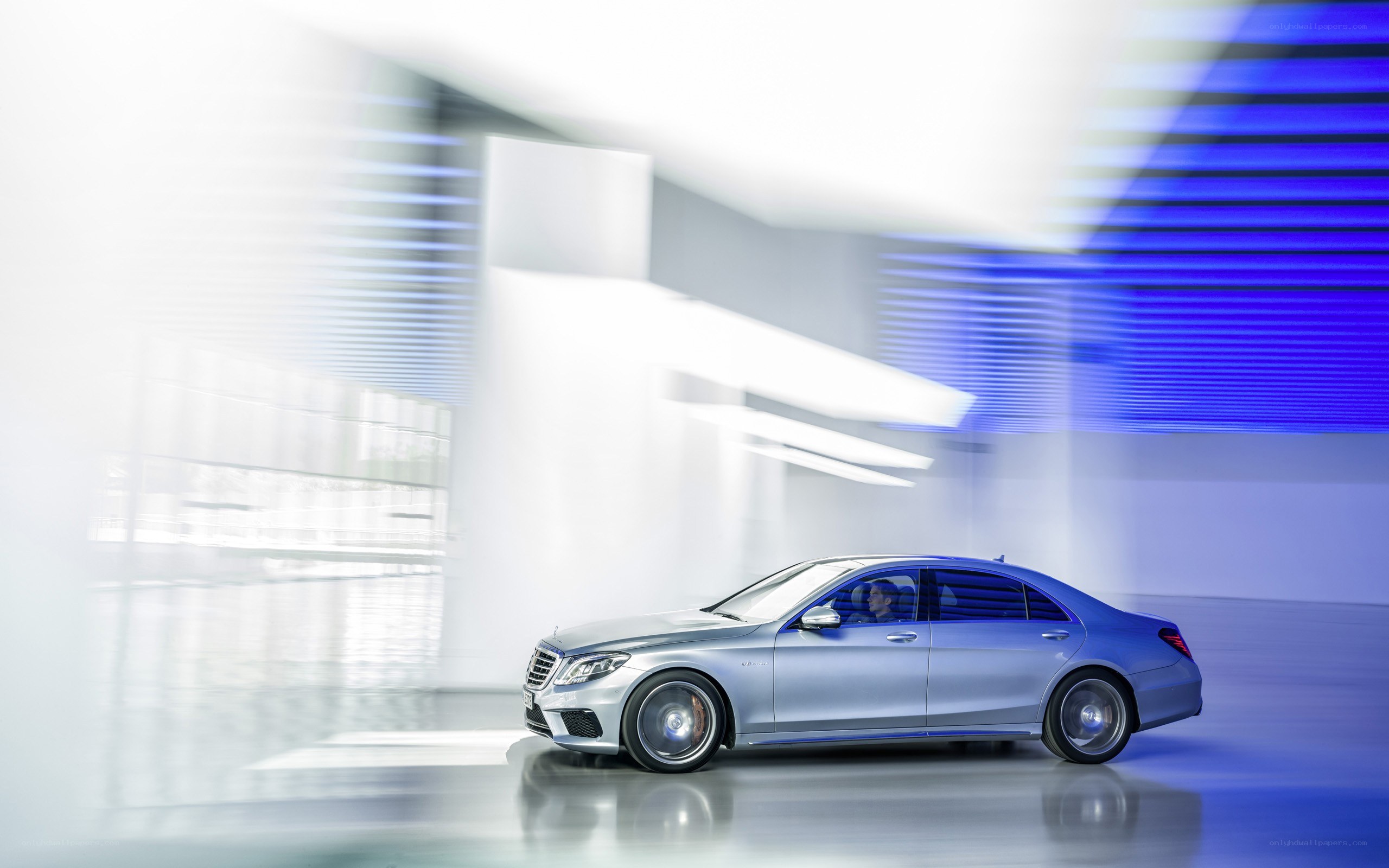 Silver Mercedes-Benz S-Class