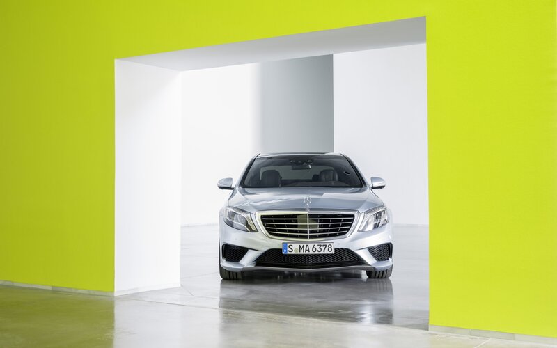 Silver Mercedes-Benz S-Class