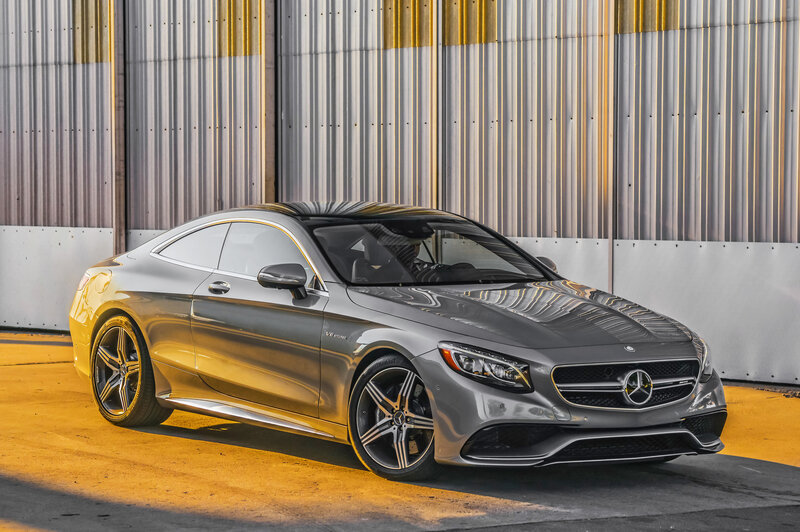 Silver Mercedes-Benz S-Class Coupe