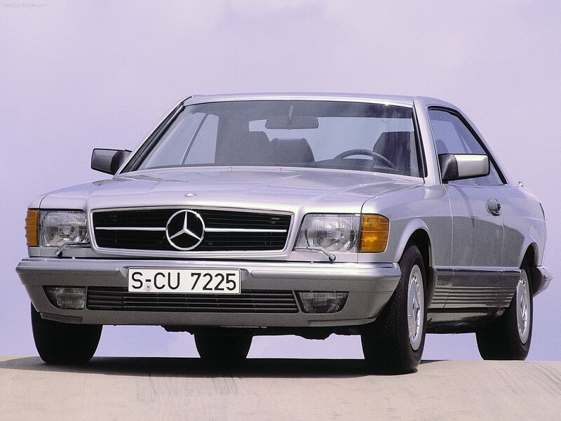 Silver Mercedes-Benz S-Class Coupe