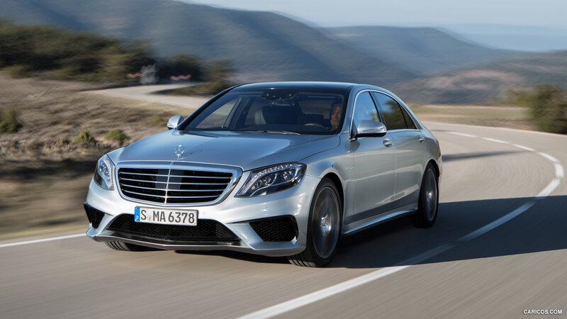 Silver Mercedes-benz S-class — Dynamic, Afternoon