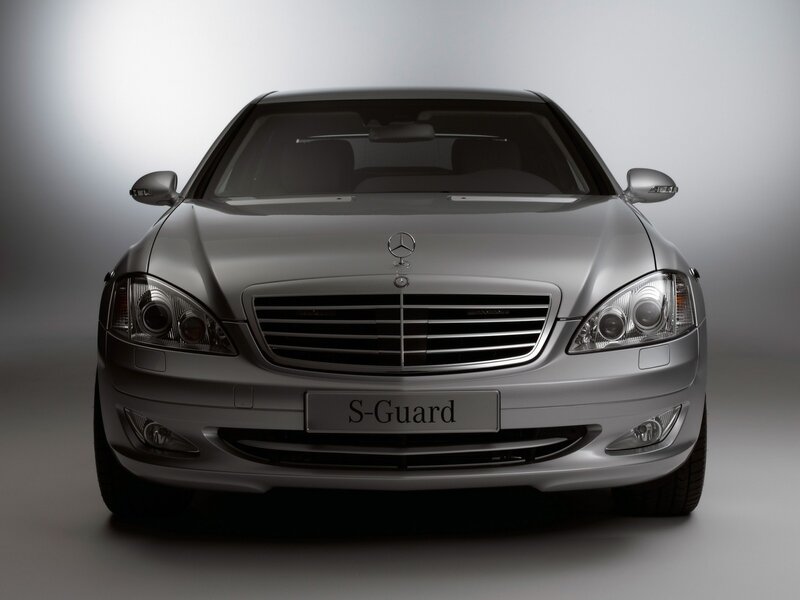 Silver Mercedes-benz S-guard — Dramatic, Photograph