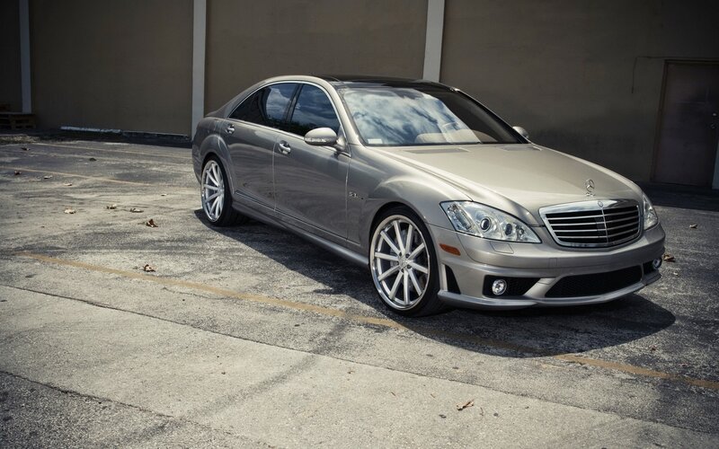 silver mercedes-benz s63 amg