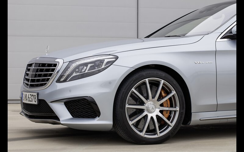silver mercedes-benz s63 amg