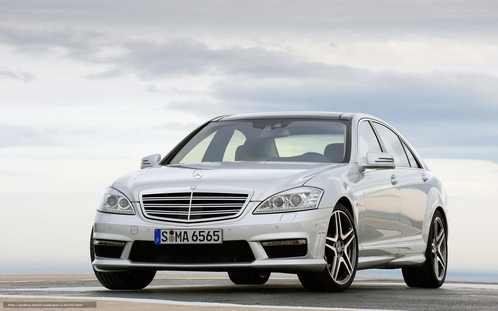 silver mercedes-benz s63 amg