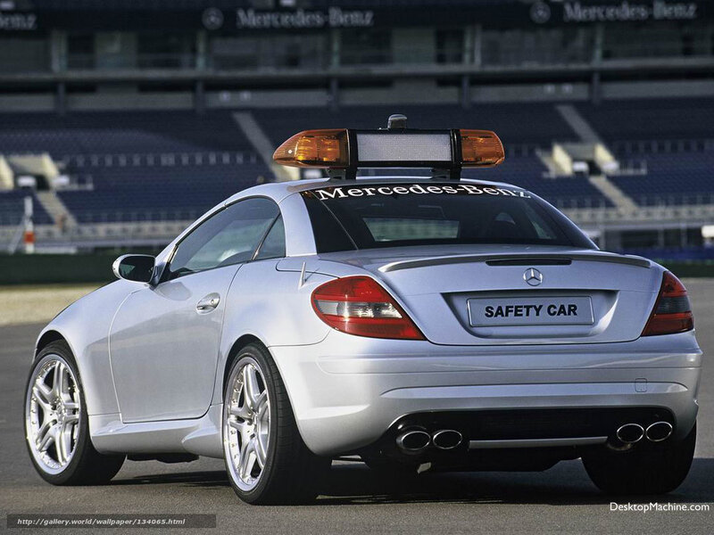 Silver Mercedes-benz Safety Car