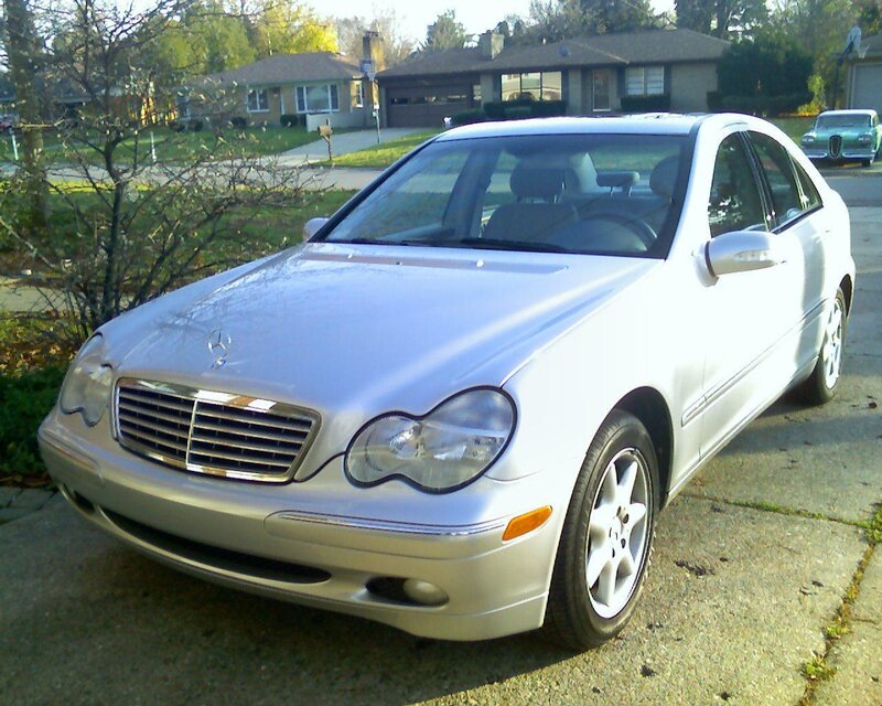 silver mercedes-benz sedan