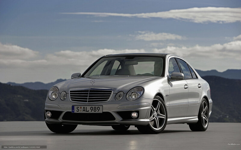 Silver Mercedes-benz Sedan — Dramatic, Afternoon