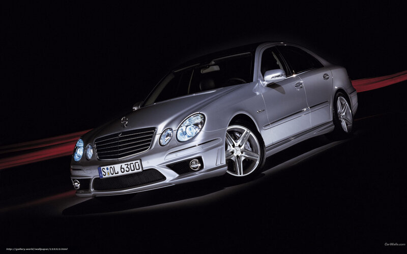 Silver Mercedes-benz Sedan — Dramatic, Night