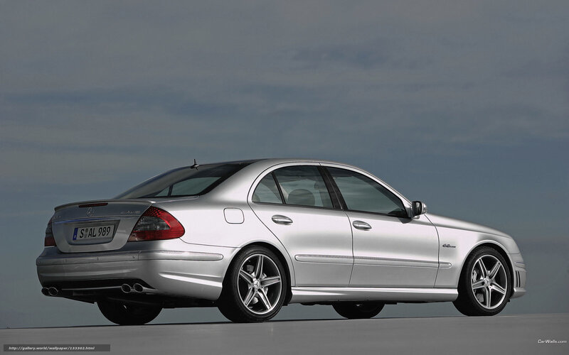 Silver Mercedes-benz Sedan — Dramatic, Photograph, Car
