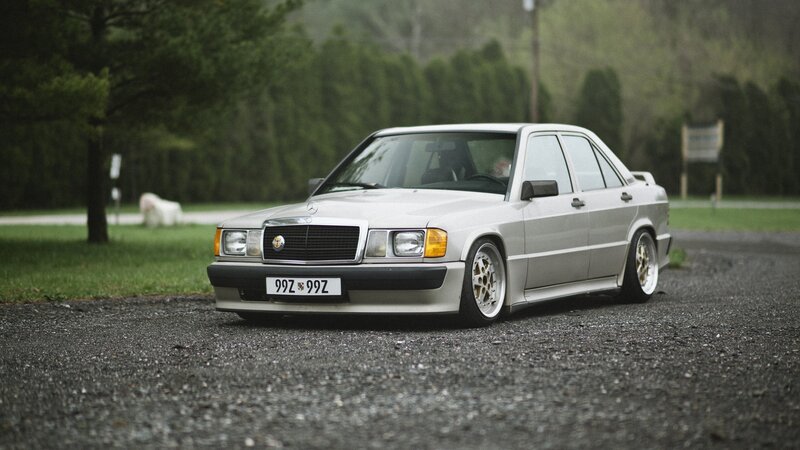 Silver Mercedes-Benz Sedan — Gray, Calm