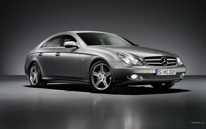 Silver Mercedes-benz Sedan — Gray, Dramatic, Photograph, Car, License Plate