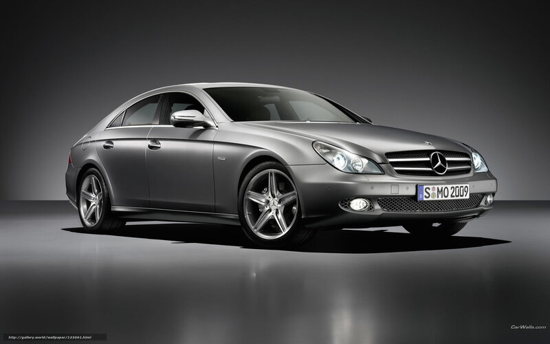 Silver Mercedes-benz Sedan — Gray