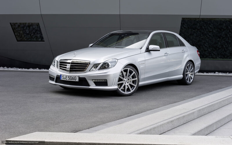 Silver Mercedes-benz Sedan — Modern, Photograph, Car