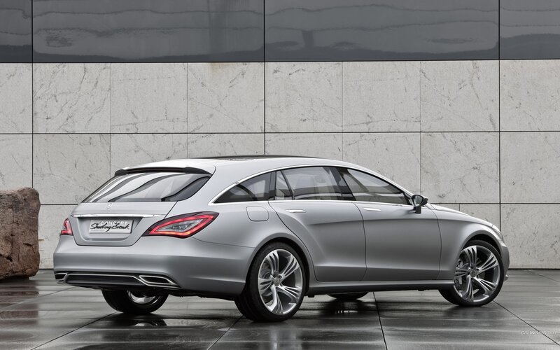 Silver Mercedes-Benz Shooting Brake