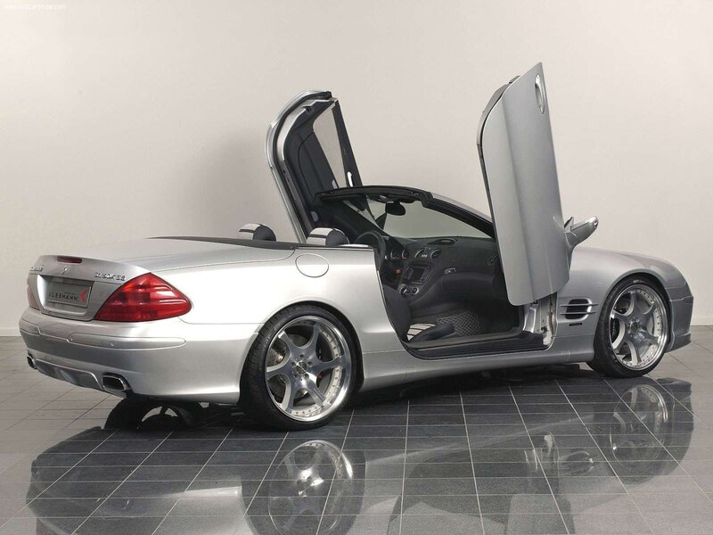 silver mercedes-benz sl500 convertible