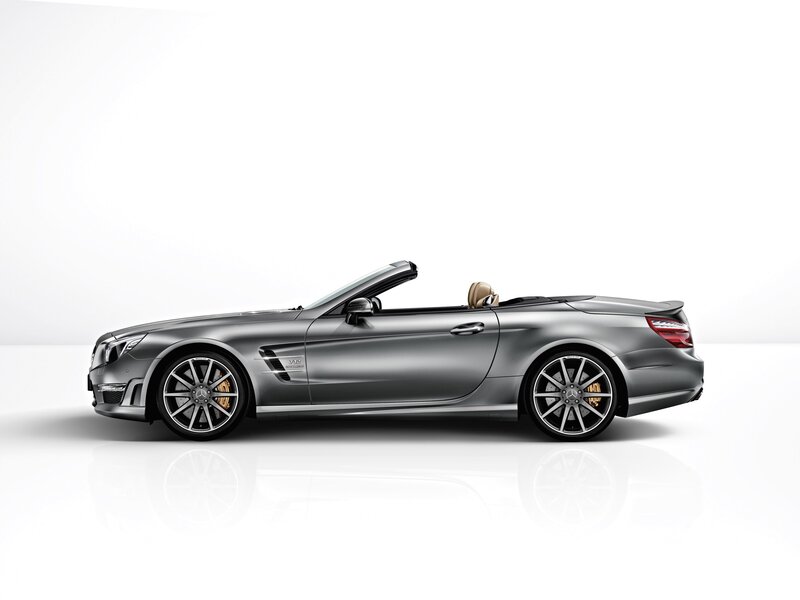silver mercedes-benz sl63 amg