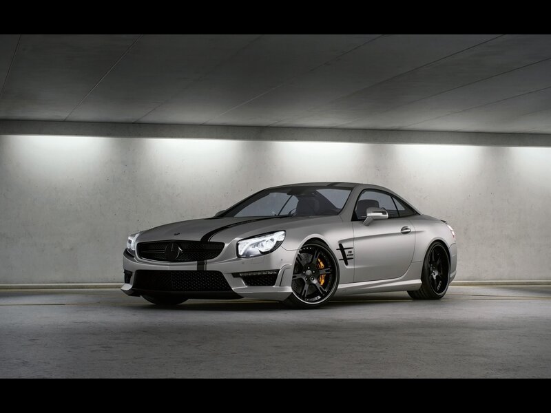 silver mercedes-benz sl63 amg