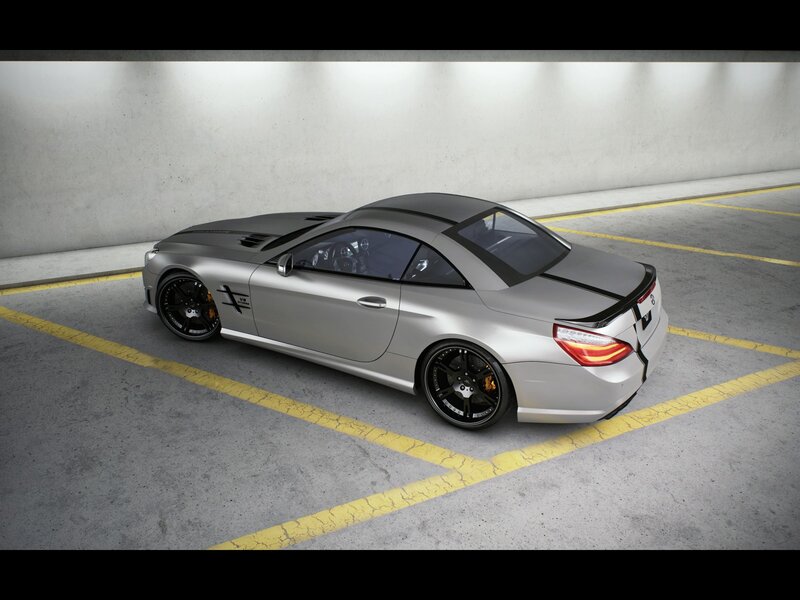 silver mercedes-benz sl63 amg