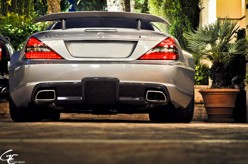 Silver Mercedes-Benz SL65