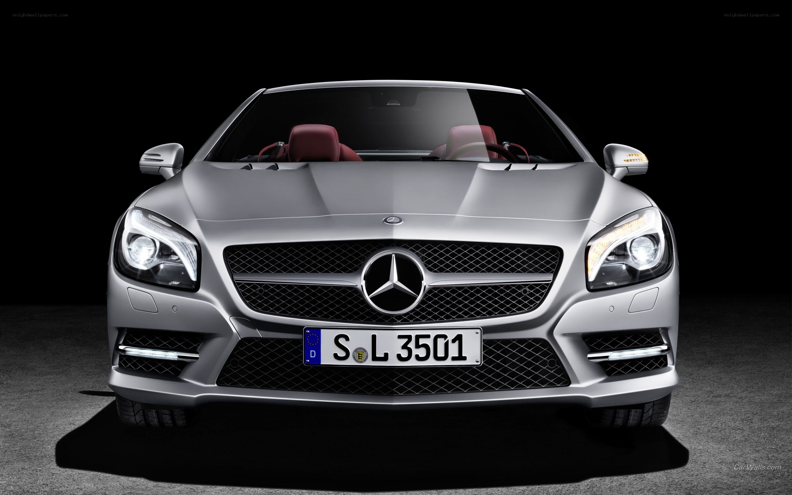silver mercedes-benz slc