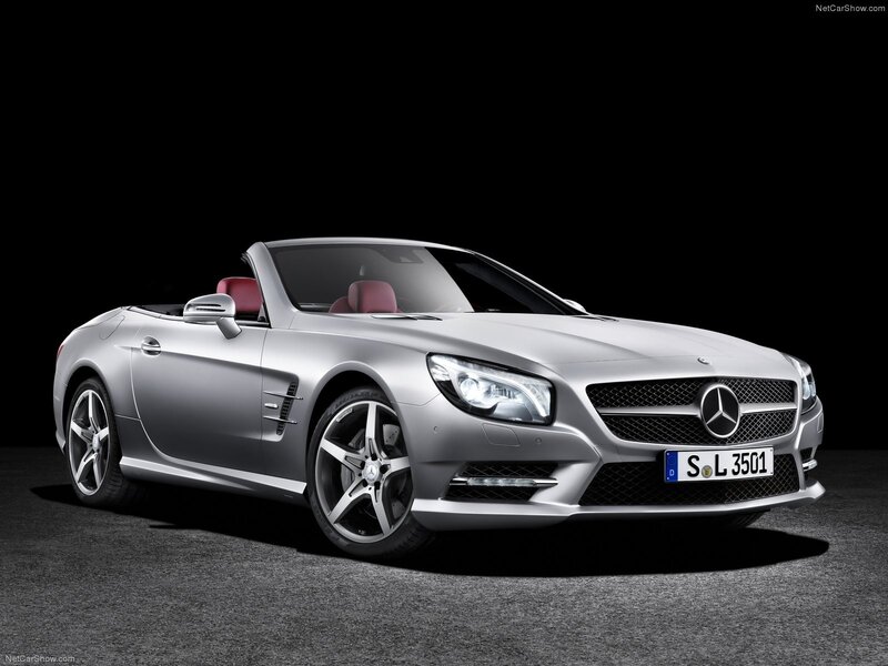 Silver Mercedes-Benz SLK