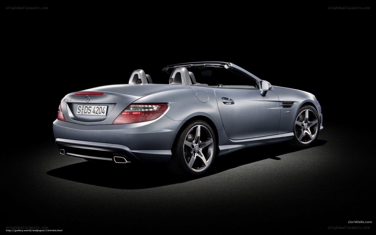 silver mercedes-benz slk