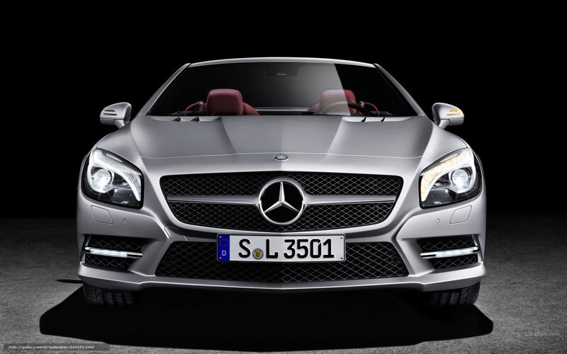 Silver Mercedes-benz Slk — Dramatic, Photograph, Red Seats