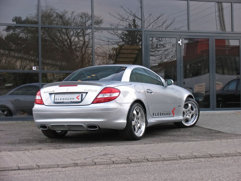 silver mercedes-benz slk350