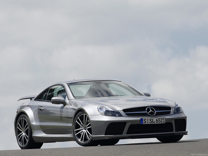 Silver Mercedes-Benz SLR — Dynamic, Photograph, Car, Sky