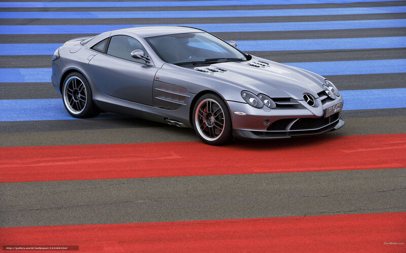 Silver Mercedes-benz Slr — Gray, Dynamic