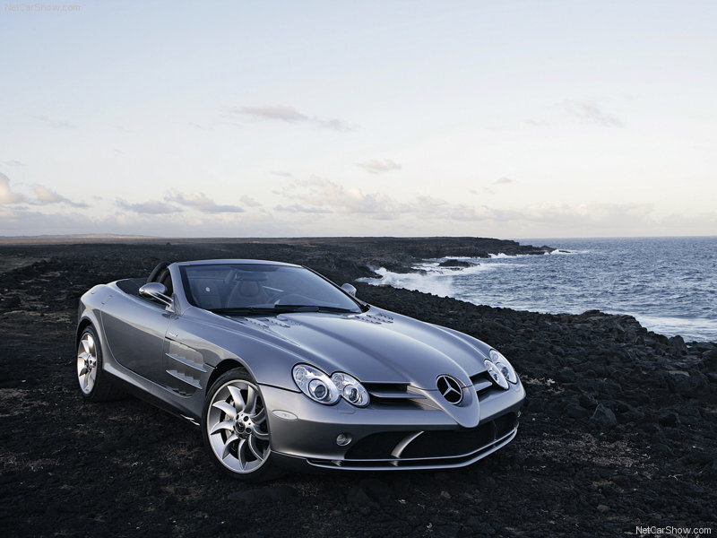 Silver Mercedes-benz Slr — Gray