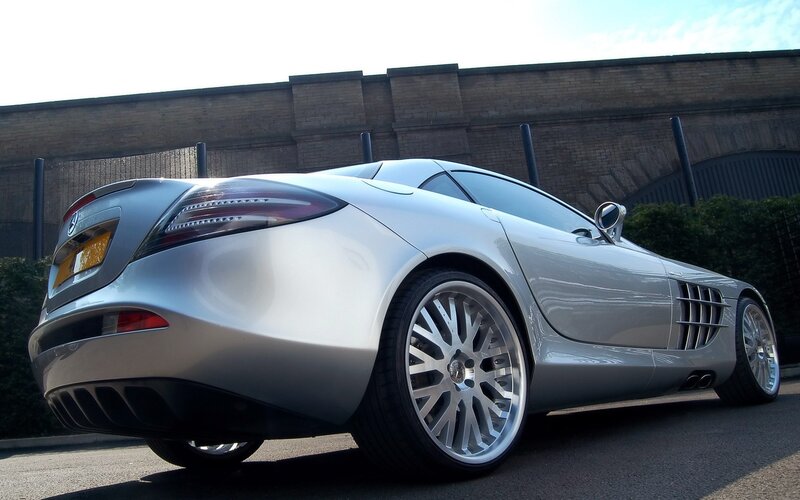 silver mercedes-benz slr McLaren