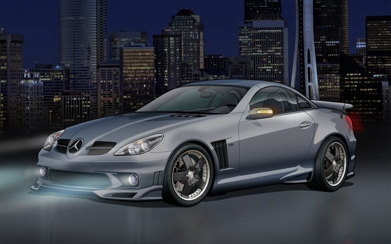 silver mercedes-benz slr McLaren