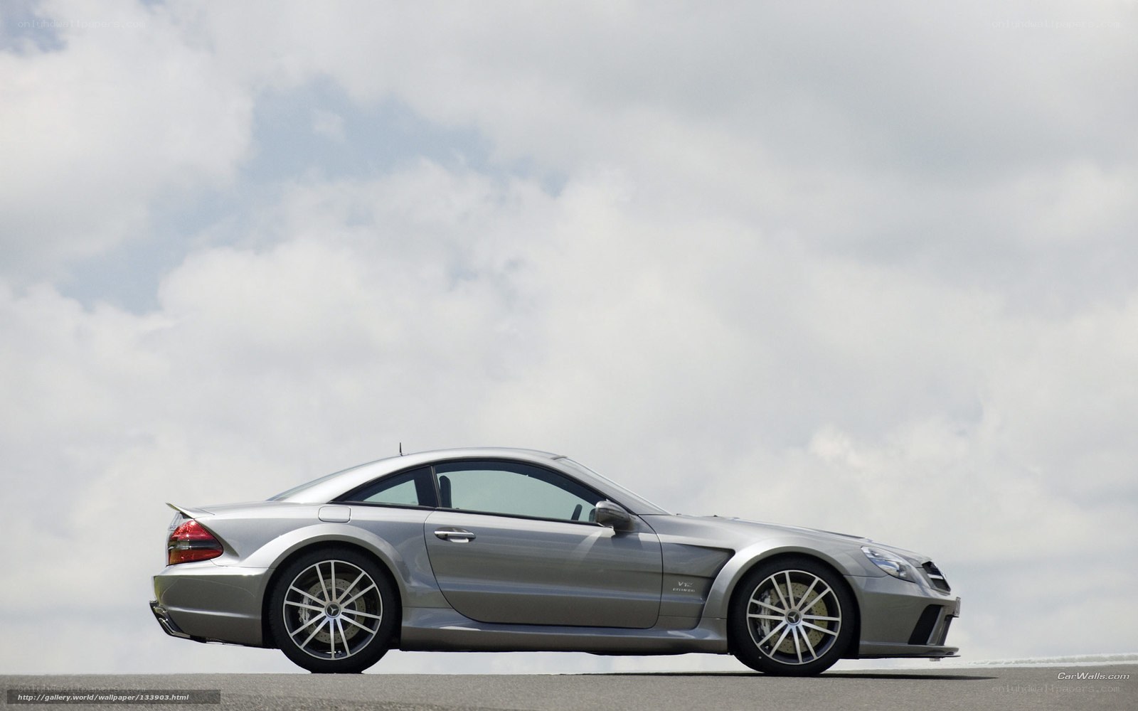 silver mercedes-benz slr