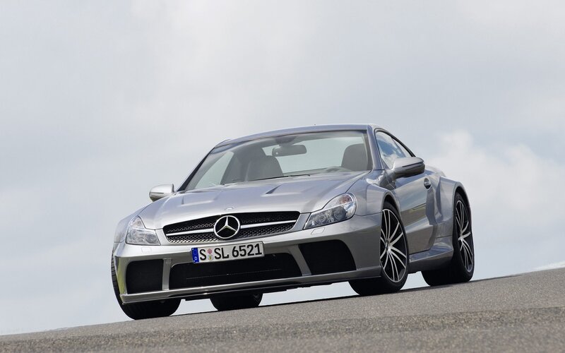 silver mercedes-benz sls amg
