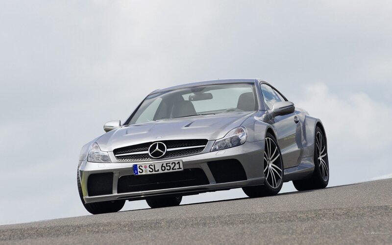 silver mercedes-benz sls amg