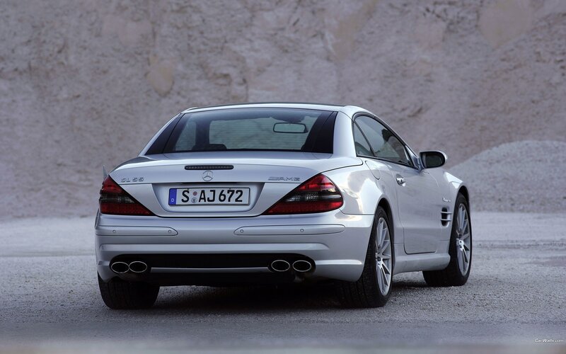 silver mercedes-benz sls amg