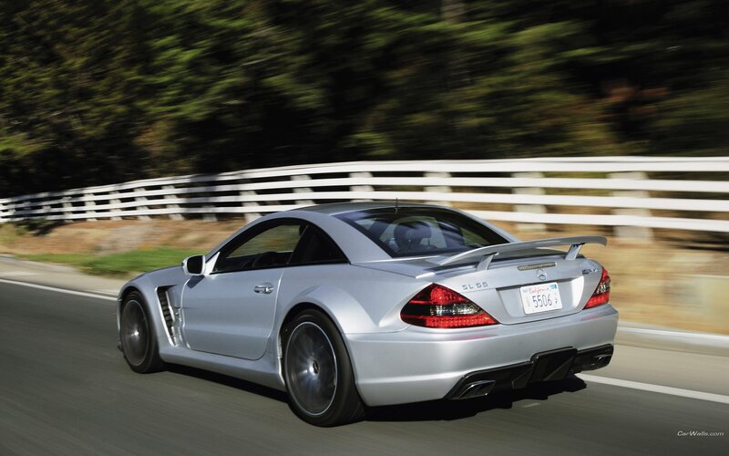 silver mercedes-benz sls amg
