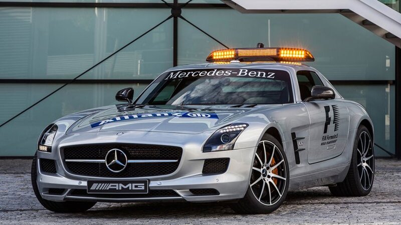 Silver Mercedes-benz Sls Amg — Neutral