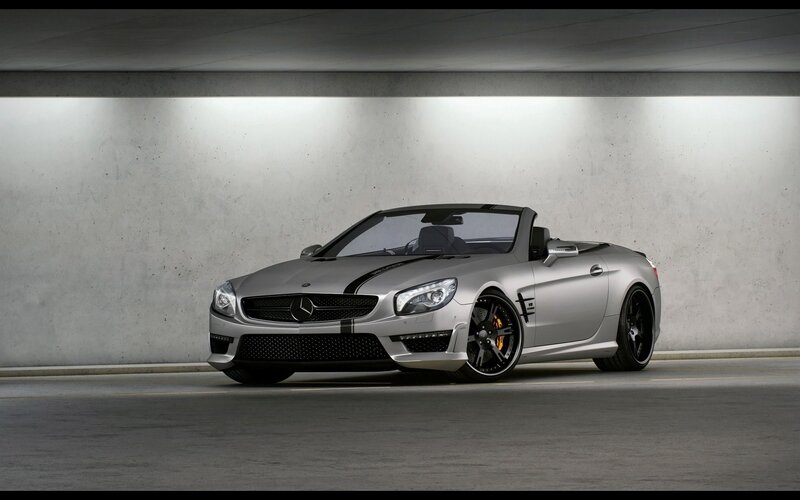silver mercedes-benz sls amg roadster