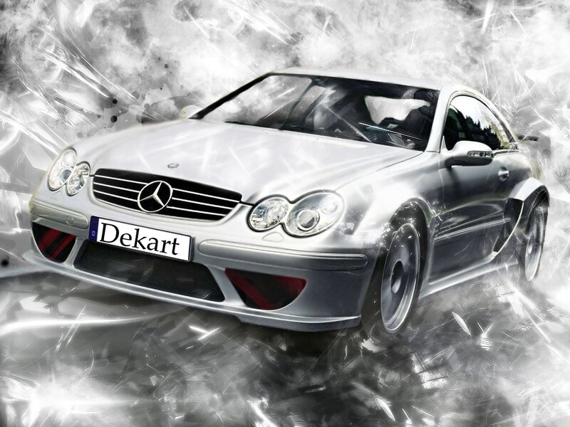Silver Mercedes-Benz sports car