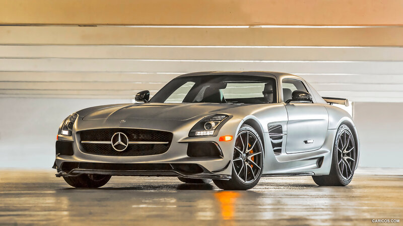 Silver Mercedes-benz Sports Car — Dramatic, Photograph, Tire