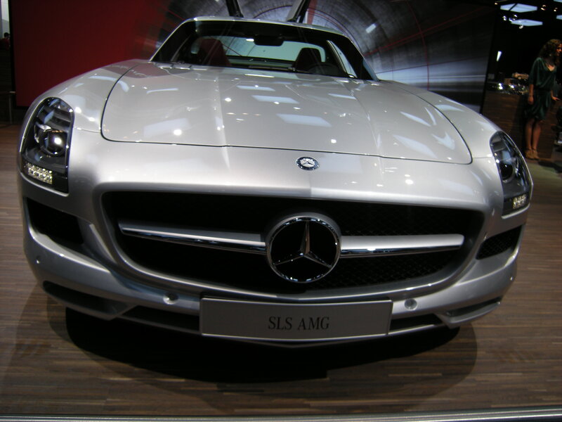 Silver Mercedes-benz Sports Car — Showroom