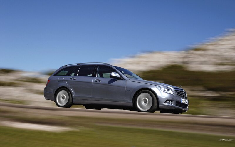 silver mercedes-benz station wagon