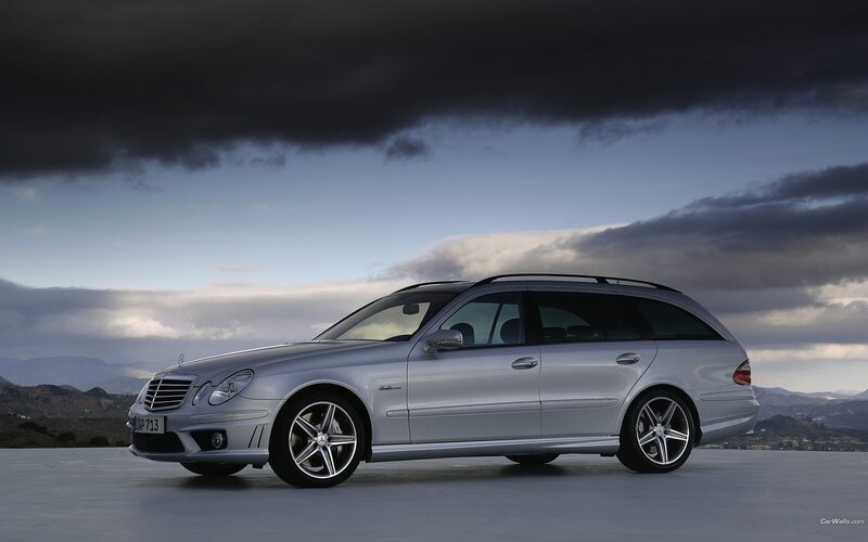 silver mercedes-benz station wagon
