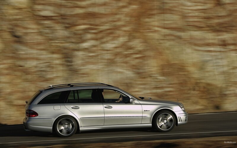 silver mercedes-benz station wagon