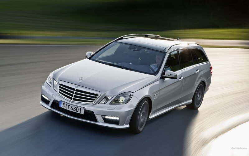 silver mercedes-benz station wagon