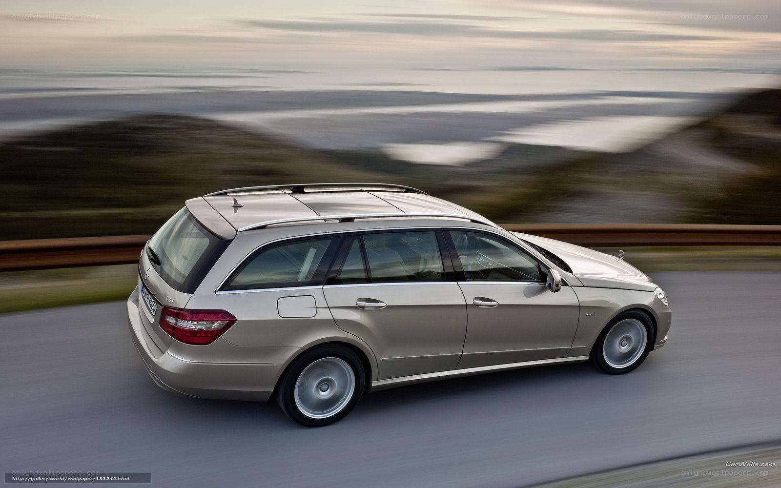 silver mercedes-benz station wagon
